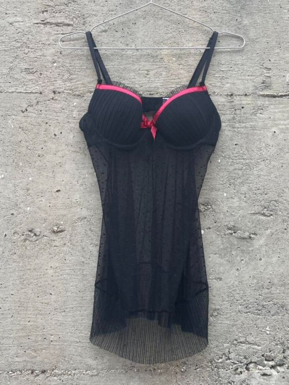 Y2K Rampage mesh babydoll slip